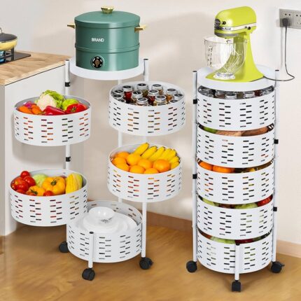 4 Tier Rotating Storage Rack